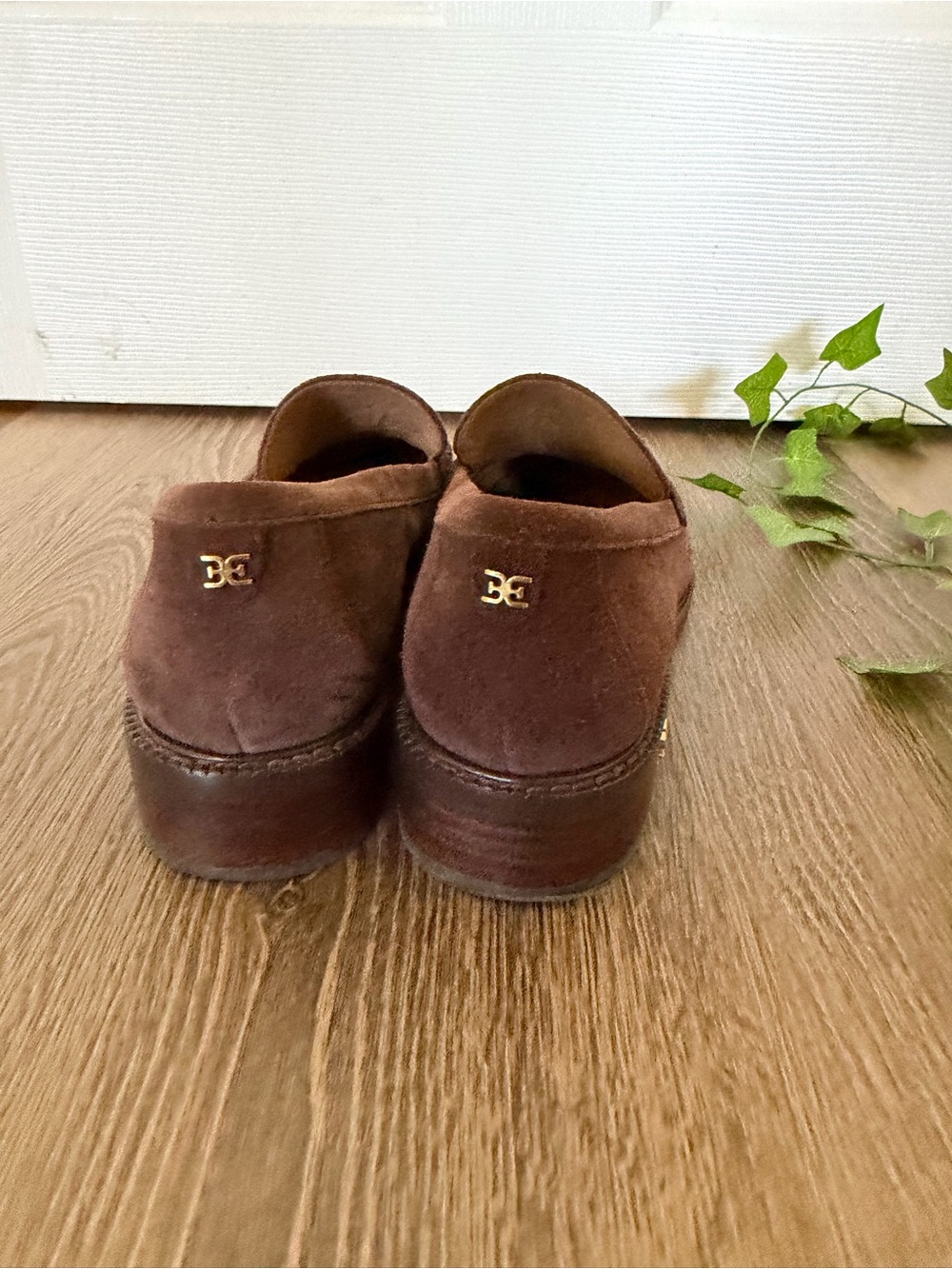 Sam Edelman Chocolate Brown Suede Loafers - Picture 6 of 10